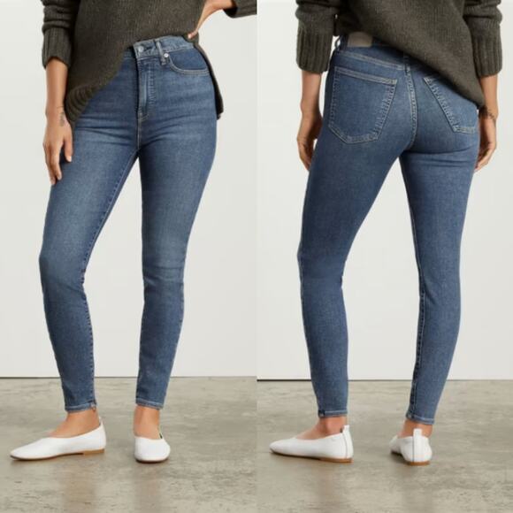 EVERLANE | The Way-High® Skinny Jean Size 25 Authentic Blue - Picture 1 of 8